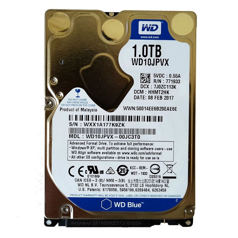 Western Digital WD10JPVX 1TB 2.5" Hard Drive